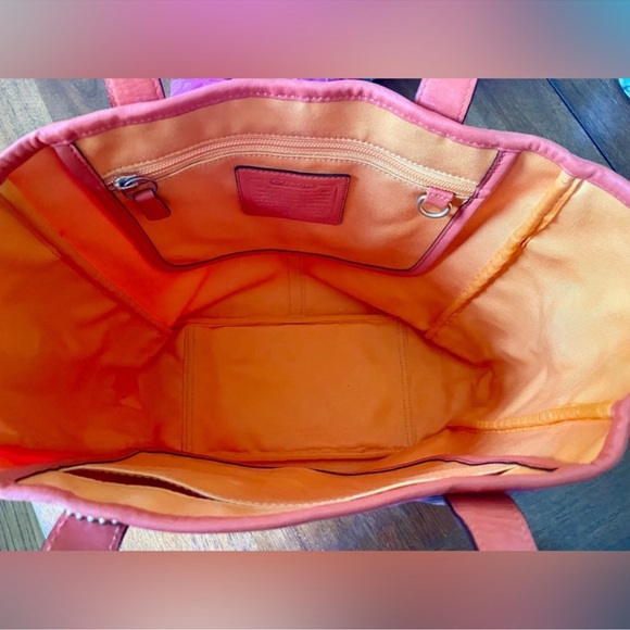 EUC, Coach, Rare, Limited Edition, Bonnie Cashin, Kiss Lock Turn Lock Tote - Picture 8 of 9